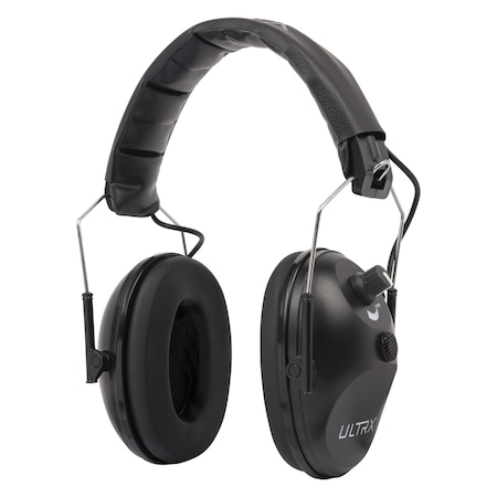 Ultrx Electronic Earmuff, Black 4114